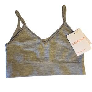 Calvin Klein Girl's Gray Sports Bra Size Small 6/6X